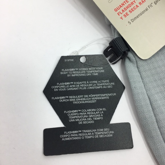 The North Face Flashdry Liner Glove M Grey Unisex - Picture 3 of 5